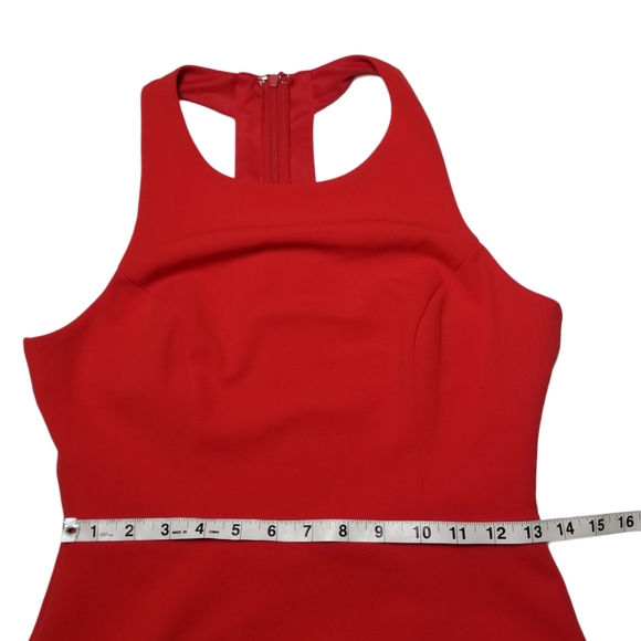 Lulu's Cut Out Dress Red - Picture 6 of 12